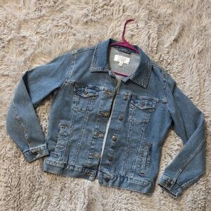 Time and Tru Light Blue Denim Jacket